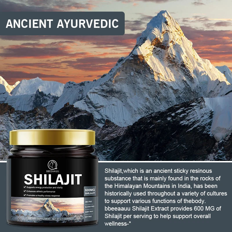 Natural Himalayan Shilajit Mineral Supplement